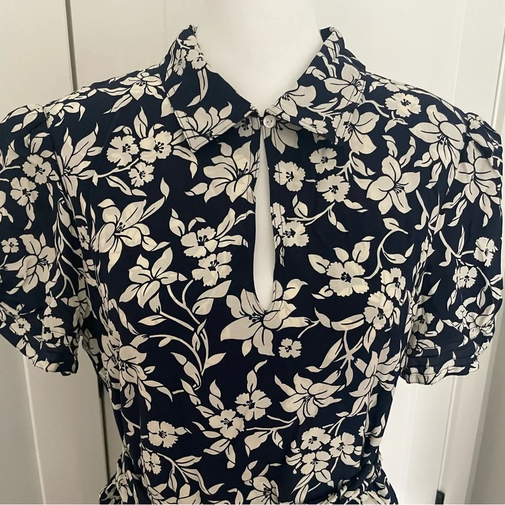 Polo Ralph Lauren Floral A-Line Midi Dress NWT - Picture 5 of 16